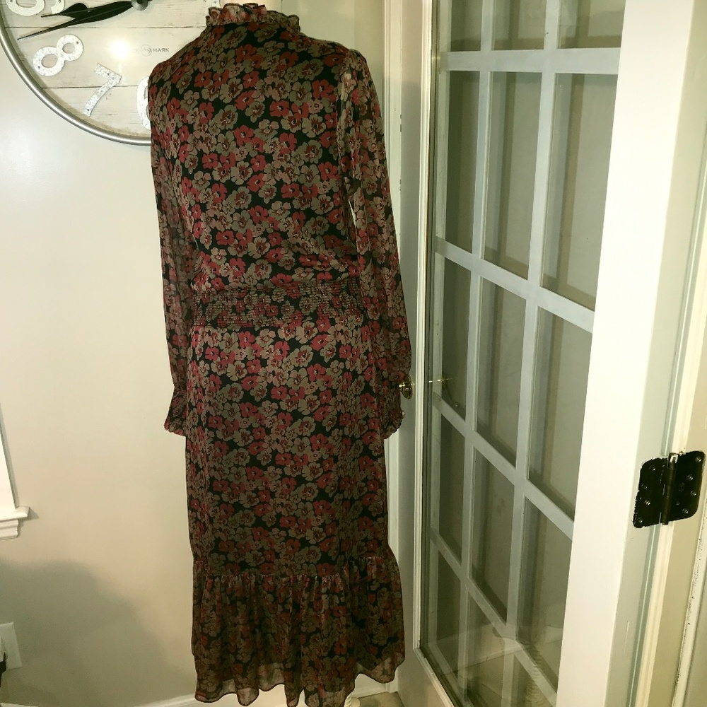 Ralph Lauren ‘cherry blossoms’ floral midi dress, size 8, great condition - Picture 13 of 16